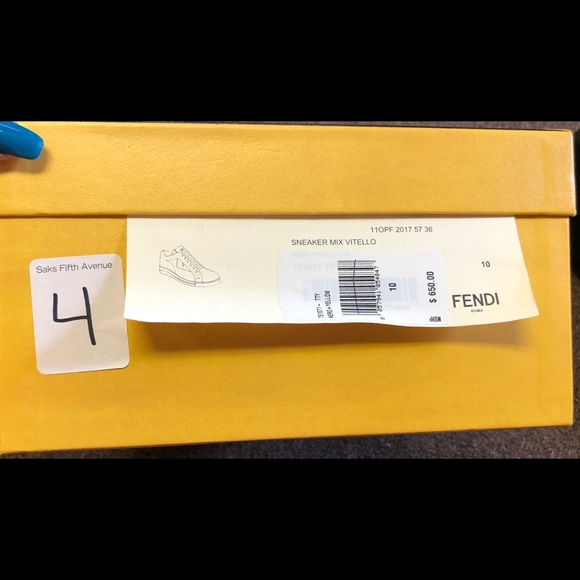 Fendi Monster Vitello Size 11 - Picture 2 of 2